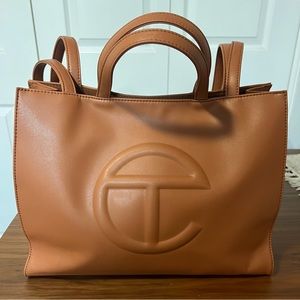Telfar Medium Tan Shopping Bag